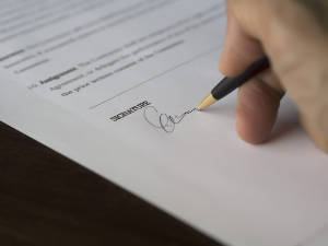 contrato assinatura