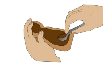 Como preparar peças de argila - ocando