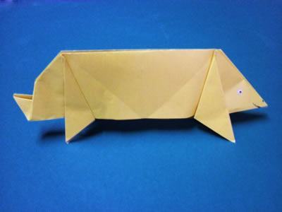 origami porco