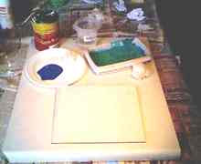 materiais pintura com Estopa