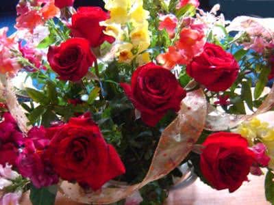 Arranjo de Rosas Vermelhas para o Natal 1 arranjo de flores