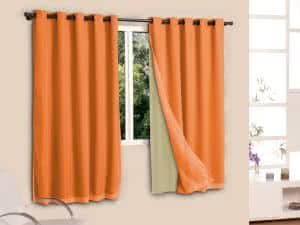 blecaute cortina laranja