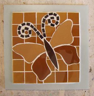 caixa mosaico borboleta